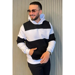 Mishar İtalia Kapüşonlu Üç Iplik Şardonlu Erkek Sweatshirt