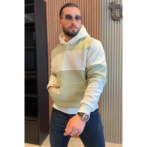 Mishar İtalia Kapüşonlu Üç Iplik Şardonlu Erkek Sweatshirt