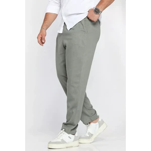 Erkek Kemerli Keten Jogger Pantolon P-00012624