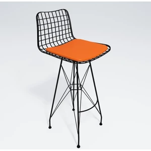 Knsz kafes tel bar sandalyesi 1 li zengin syhtrn 75 cm oturma yüksekliği ofis cafe bahçe mutfak