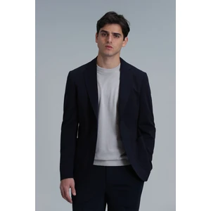 Peler Spor Erkek Blazer Ceket Slim Fit Lacivert
