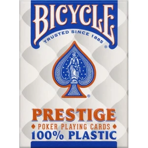 Bicycle® Prestige Rider Back 100% Plastik Jumbo Endeks Oyun Kartları, Mavi