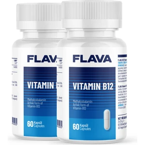 FLAVA VİTAMİN B12 - 60 Kapsül x 2 Adet
