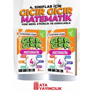 4. Sınıf Gıcır Gıcır Matematik 1 ve 2. Kitap (2'li kitap)