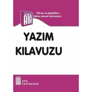 Yazım Kılavuzu (Sert Kapak)