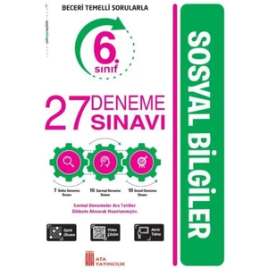 6. Sınıf 27 Deneme Sınavı Sosyal Bilgiler