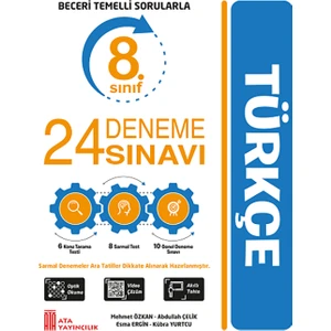8. Sınıf 24 Deneme Sınavı Türkçe