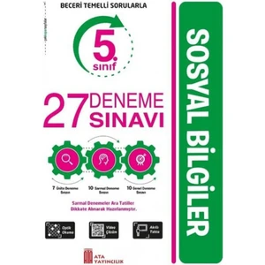 5. Sınıf 27 Deneme Sınavı Sosyal Bilgiler