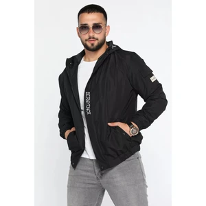 Kapüşonlu Astarlı Kol Cep Detaylı Erkek Mevsimlik Mont P-00012873