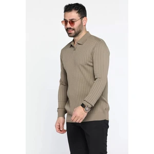 Mishar İtalia Erkek Polo Yaka Triko Kazak