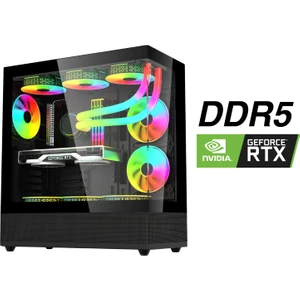 Nextgen R5-C I5 14400F 32GB Ddr5 1tb M.2 Nvme Rtx 4060 8gb 240MM Sıvı Soğutma Oyuncu Masaüstü Bilgisayarı