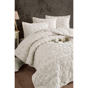 Nordqueen Wellsoft Jakarlı Çift Kişilik Uyku Seti Perle Ekru