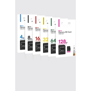 Micro Sd Hafıza Kartı Hızlı Veri Yazma Silme Adaptör Dahil Memory Card Kamera Telefon Pc Uyumlu