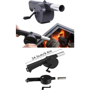 Speed Out Mangal Barbekü Soba Semaver Odun Kömür Tutuşturucu Pratik Mangal Fanı Ateş Yakma Körükleme Fanı