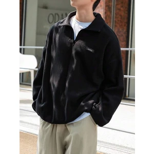 Genius Store Erkek Polar Oversize Sweatshirt Polar Sweatshirt