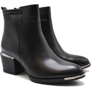 1928160 Siyah Deri Bot  -