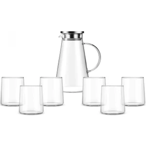 Serene Şeffaf 7 Parça Bardak Seti