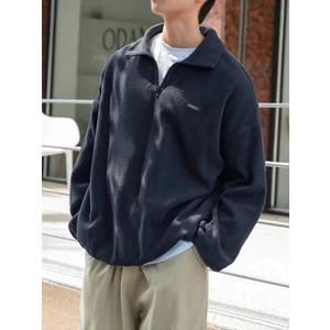Genius Store Erkek Polar Oversize Sweatshirt Polar Sweatshirt