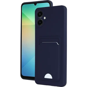 Samsung Galaxy A06 Uyumlu Arka Kamera Korumalı Kart Koyulabilen Silikon Kartlıklı Kılıf Kapak