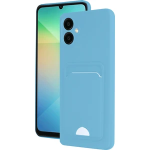 Samsung Galaxy A06 Uyumlu Arka Kamera Korumalı Kart Koyulabilen Silikon Kartlıklı Kılıf Kapak