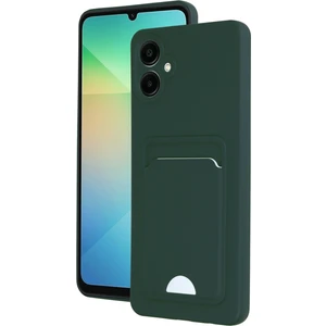 Samsung Galaxy A06 Uyumlu Arka Kamera Korumalı Kart Koyulabilen Silikon Kartlıklı Kılıf Kapak