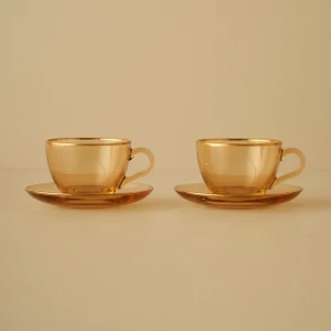 Bella Maison Allure Çay Fincan Seti 2′li Amber