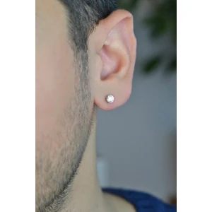 Erkek Tektaş Küpe 5 mm Tekli