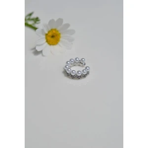 İncili Taç Model Sıkıştırma Kıkırdak Küpe Earcuff