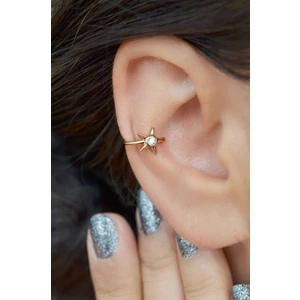 Sıkıştırmalı Kıkırdak Küpesi Star Earcuff