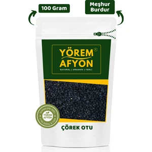 Yörem Afyon Meşhur Burdur Siyah Tane Saf Çörek Otu, Rezene Çiçeği, Kara Kimyon | 100gr.