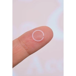 Halka Model Antialerjik Bioplast Hızma Silikon Burun Piercingi