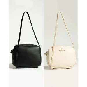 Eyandis Kadın 2'li Paket Çanta Çapraz Askılı Fermuarlı Yazlık El ve Omuz Çantası