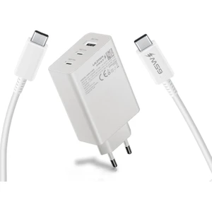 CH65 65W 2 Pd + 1 USB Çıkışlı Ultra Hızlı Şarj Cihazı + Pd Kablo