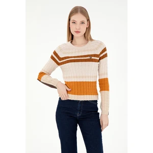 U.s. Polo Assn. Kadın Taş Melanj Kazak /triko 50293151-VR225