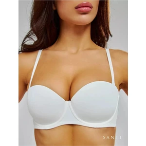 Lenola Model Destekli Push Up Dolgulu Yumuşak Dokulu Straplez Sütyen