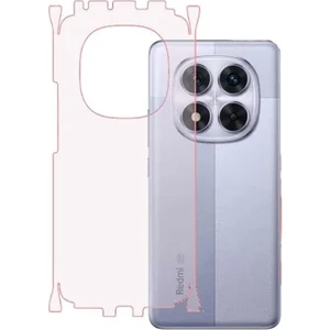 ECR MOBILE Redmi Note 14 Pro ile Uyumlu Mat Tpu Arka Kaplama 360