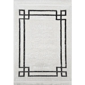 Crystal 38619-060 Gri Çerçeveli Salon Antre Koridor Oturma Mutfak Yatak Odası Yolluk Halı