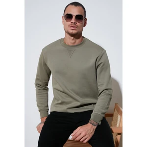 Pamuklu Relaxed Fit Bisiklet Yaka Sweat Erkek Sweat 5905453