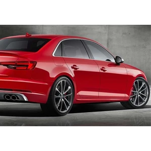 Audi A4 Sportback S Line Marşpiyel Seti Mat Siyah Plastik 2008 - 2015