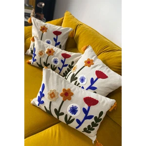 Punch Nakışlı 4 Adet Kırlent Kılıfı