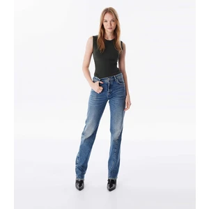 Dikiş Detaylı Jean Pantolon