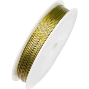 Erdoğan Hobi Çelik Tel Esnek Tel Tel Misina Takı Teli Çok Amaçlı Esnek Arajman Teli 0.38MM  Takı Tesbih Teli