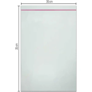 20*35 Bantlı OPP (Parlak-Şeffaf) Jelatin 100 Adet