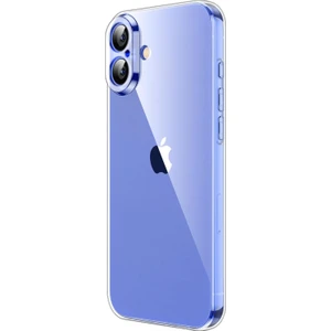 Apple iPhone 16 Plus Kılıf Şeffaf Kamera Korumalı Esnek Yumuşak Silikon