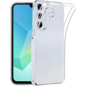 Samsung Galaxy A16 Kılıf Şeffaf Kamera Korumalı Esnek Yumuşak Silikon