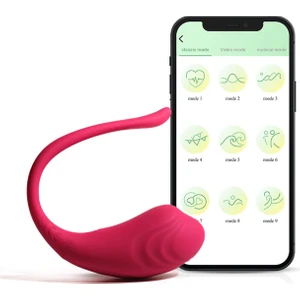 Pembe Tilki Telefon Kontrollü Modern Vibratör Pembe