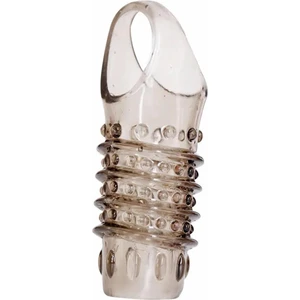 Pembe Tilki Tırtıklı Penis Kılıfı Şeffaf