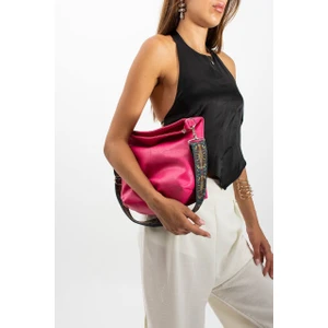 Eyandis - Kadın Günlük Hayatta Kullandığımız En Rahat Çanta Salaş Yumuşak Deri Kolon Askılı Çanta