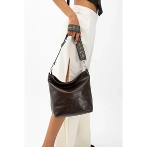 Eyandis - Kadın Günlük Hayatta Kullandığımız En Rahat Çanta Salaş Yumuşak Deri Kolon Askılı Çanta