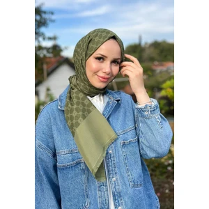 Elegance Monogram Şal 1090100-952 Haki